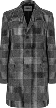 HUGO BOSS Hugo Mens Overcoat in Medium Grey - Size X-Small