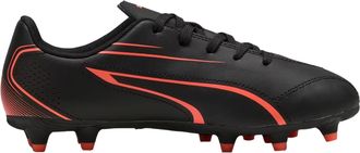 Puma Heren Vitoria FG/AG Voetbalschoenen (Zwart, Rood)