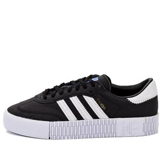 adidas (WMNS) adidas Sambarose Black White FV0766