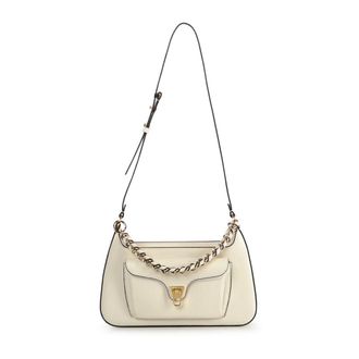 Coccinelle Shoulder Bags, female, White, Size: ONE SIZE Beat Shoulder Bag