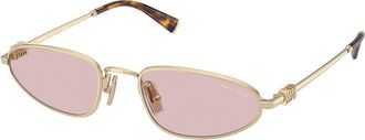Miu Miu MUA52S ZVN4I0 Womens Sunglasses Gold Size 52