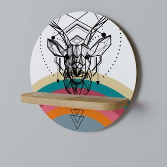 OEM Ciervo De Color Estante Redondo