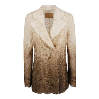 Ermanno Scervino Dames, Jassen, Beige, Maat: XS