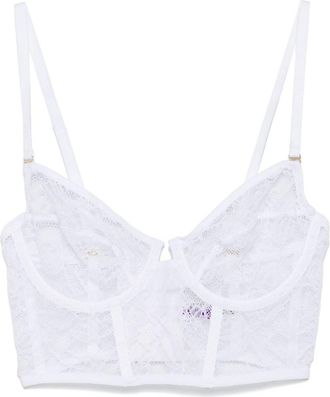Maison Close Reggiseno a balconcino - Bianco