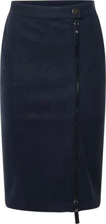 Pinko Gonna Montiano - - Skirts - Donna - Blu - 2XS