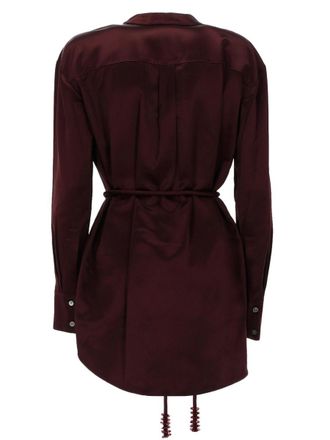 Tory Burch Belted Viscose Blouse - Red