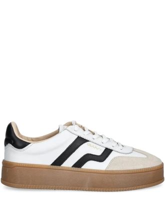 GANT Sneakers in pelle a righe - Bianco