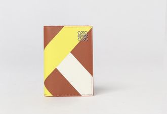 Loewe Anagram Compact Bifold Wallet in Bicolour Calfskin Leather