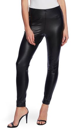 Vince Camuto Faux Leather Leggings in Rich Black at Nordstrom, Size Large