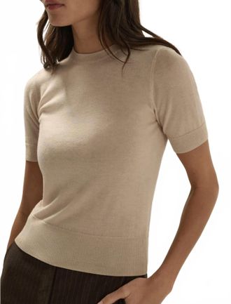 Favorite Daughter The Good Sport Top In Cream