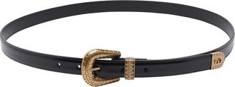 Valentino Garavani Black Vlogo Signature Belt