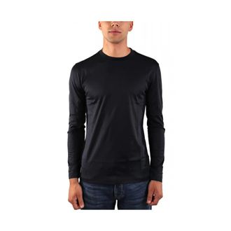 Emporio Armani Heren, Tops, Blauw, Maat: 2XL Jersey