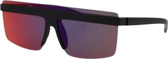 Mykita Vierkante zonnebril voor superieure oogbescherming - Heren - Zonnebrillen - Zwart - ONE Size - Accessoires