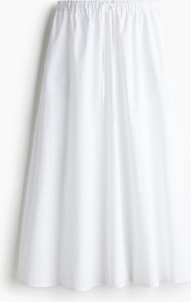 H&M Maxi-Tellerjupe - White