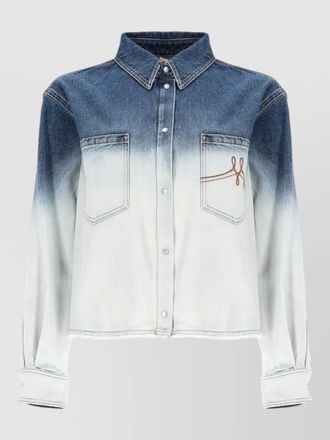 Marni logo embroidered shirt