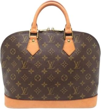 Louis Vuitton Pre-owned Handbags, female, Brown, Size: ONE SIZE Pre-owned Vintage Monogram Canvas Handbag
