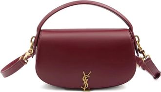 Saint Laurent Voltaire kalfsleren schoudertas - Rood