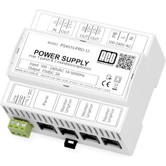 Aco Aco Ps45-15-pro-13 Fuente De Alimentaci&oacute;n De V&iacute;deo Din 15v, 3a