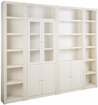 HOME AFFAIRE Bücherwand »Bergen« aus massivem schönen Kiefernholz, Breite 255 cm