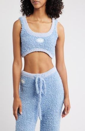 Boys Lie Bodhi Fuzzy Crop Top in Blue at Nordstrom Rack, Size X-Small/small