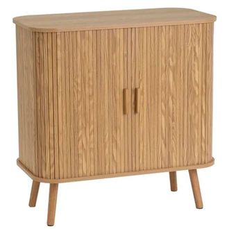 Unimasa Aparador elia de mdf color roble de 80x40x80 cm