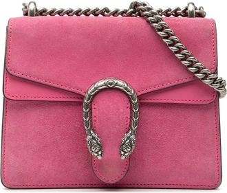 Gucci Pre-owned Cross Body Bags, female, Pink, Size: ONE SIZE Pre-owned Chain Shoulder Bag