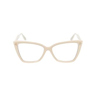 Tom Ford Glasses, unisex, Beige, Size: 55 MM Optical Frame