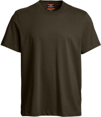 Parajumpers Green Crewneck Cotton T-Shirt