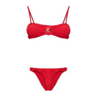 Hunza G Dames, Badkleding, Rood, Maat: ONE Size Polyamide