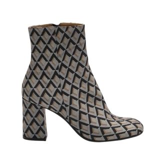Maliparmi Stivaletto in Jacquard Geometrico - - Shoes - Donna - Grigio - 36 EU