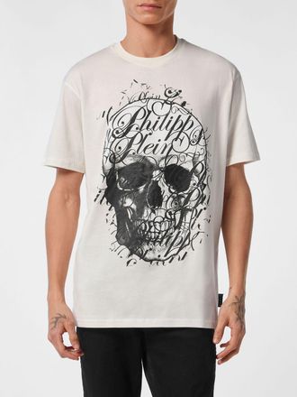 Philipp Plein T-shirt in cotone Skull