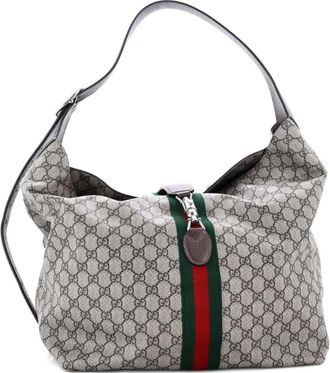 Gucci Jackie 1961 Soft GG Coated Canvas Medium shoulder bag - Marrone