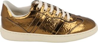 Ferragamo Faith Metallic Sneakers