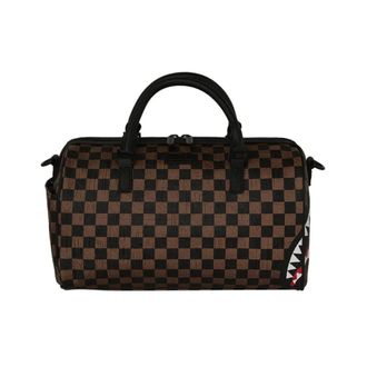 Sprayground Sprayground, Tassen, Heren, Bruin, ONE Size, Check 2 Emboss Mini Duffle