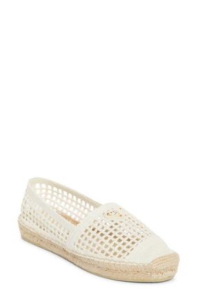 Prada Crochet Espadrille in Avorio at Nordstrom, Size 10Us