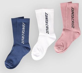 Santa Cruz Strip Calze 3Pk Calze fantasia