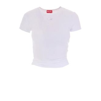 Diesel T-Shirts, female, White, Size: XS T-Shirts