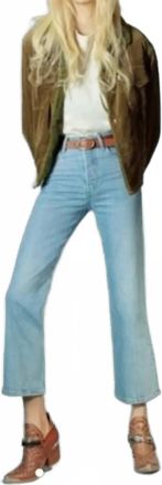 Levi's Premium Ribcage Cropped Bootcut Jeans In Blue