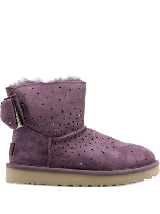 UGG Classic Mini Stargirl Bow Port Purple boots
