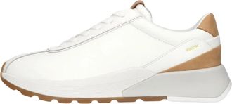 Geox U Metropoli Sneakers - Heren - Sneakers - Wit - 44 EU - Leer - Schoenen