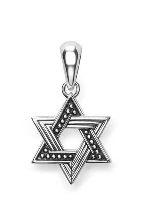 Lagos Mens Anthem Small Silver Star of David Amulet at Nordstrom
