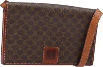 Celine Pre-owned Canvas Cross Body Bag - Dames - Vintage Schoudertas - Bruin - ONE Size - Vintage