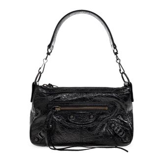 Balenciaga Handbags, female, Black, Size: ONE SIZE Le City Moto Mini