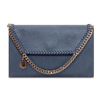 Stella McCartney Stella McCartney, Cross Body Bags, female, Blue, Size: ONE SIZE Falabella Wallet