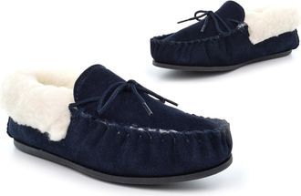 Generic Ladies Real Suede Slippers Womens Outdoor Slippers Size 3 Womens Moccasin Size 8 Wool Mix Slipper Ladies Suede Slipper Moccasins Moccasin Slip On Outd