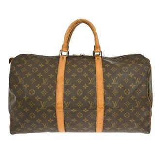Louis Vuitton Vintage, unisex, Bruin, ONE Size, Pre-owned Weekendtas
