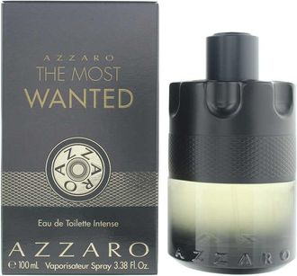 Azzaro Mens The Most Wanted Eau de Toilette Intense 100ml Spray for Him - One Size