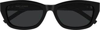 Saint Laurent Eyewear Saint Laurent Sl M153 Linea Monogram 001 Black Sunglasses