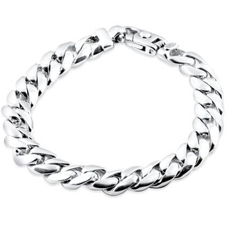 Pompeii3 Mens Cuban Link 14k Gold (67gram) or Platinum (107gram) 10.5mm Bracelet 8.75