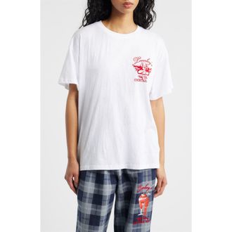 Boys Lie Loverboy Graphic Slub Boyfriend T-Shirt in White at Nordstrom, Size Large